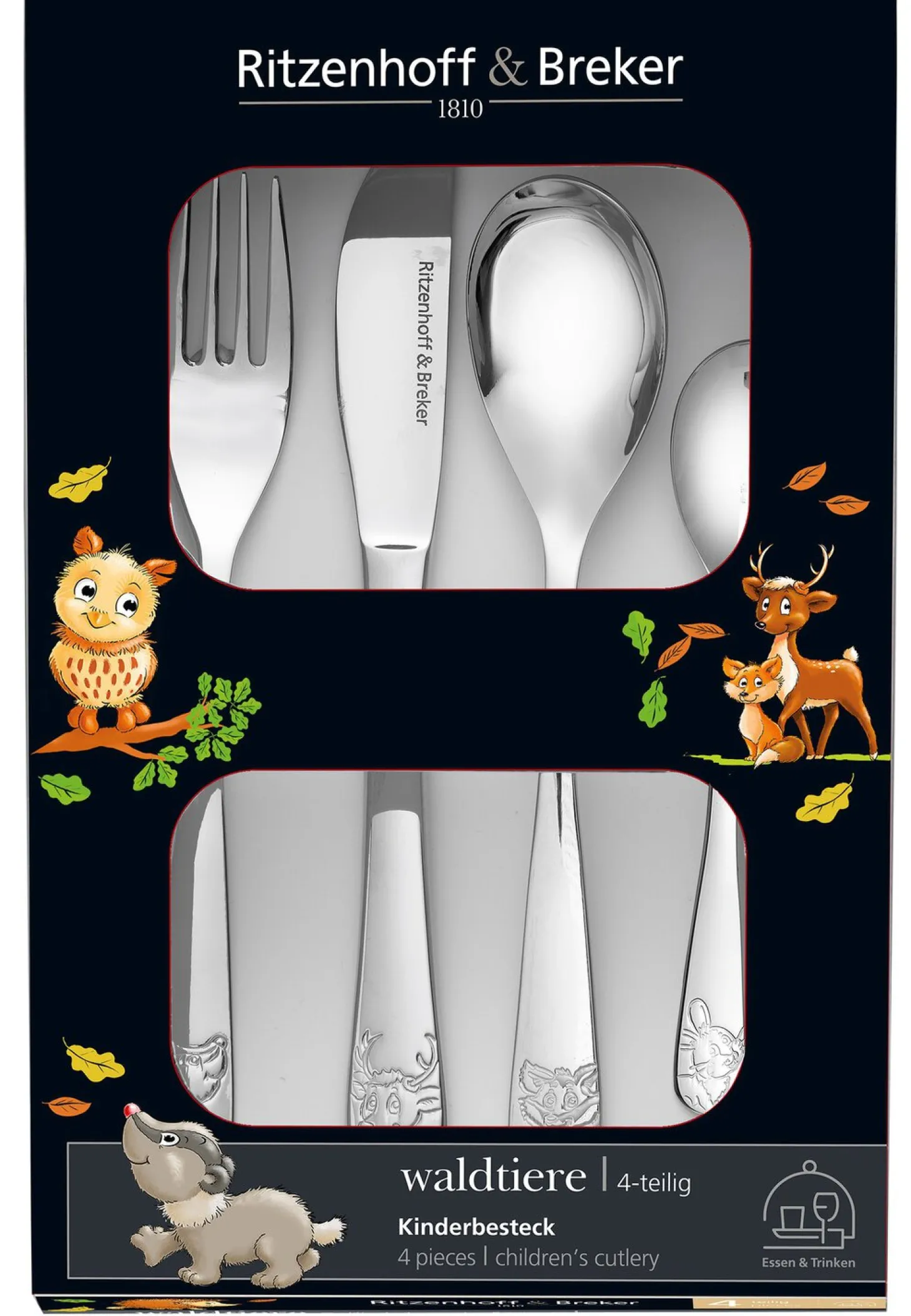 Kindergeschirr-Set Waldtiere | 10-teilig