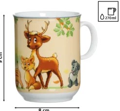 Kindergeschirr-Set Waldtiere | 10-teilig