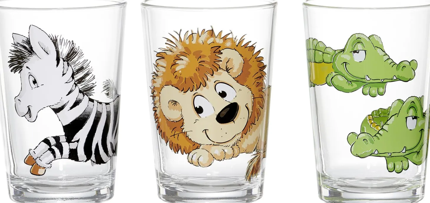 Kindergläser-Set Happy Zoo | 3-teilig | 205 ml