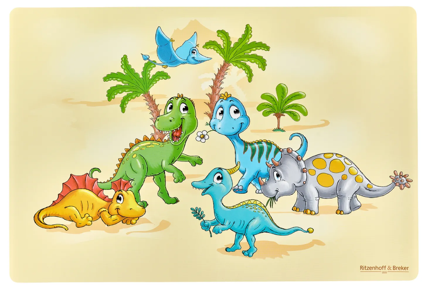 Kinderplatzmatte Dino | 45 x 30 cm