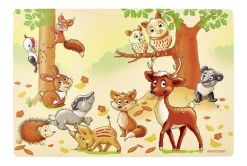 Kinderplatzmatte Waldtiere | 45 x 30 cm