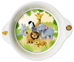 Kinderschale Afrikatiere | 21,5 x 17,5 x 4,5 cm | mit Griff