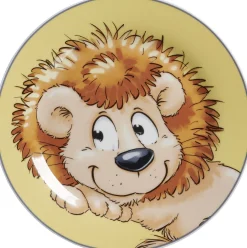 Kinderteller Happy Zoo Leo | 19 cm | orange