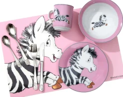 Kinderteller Happy Zoo Zoe | 19 cm | pink
