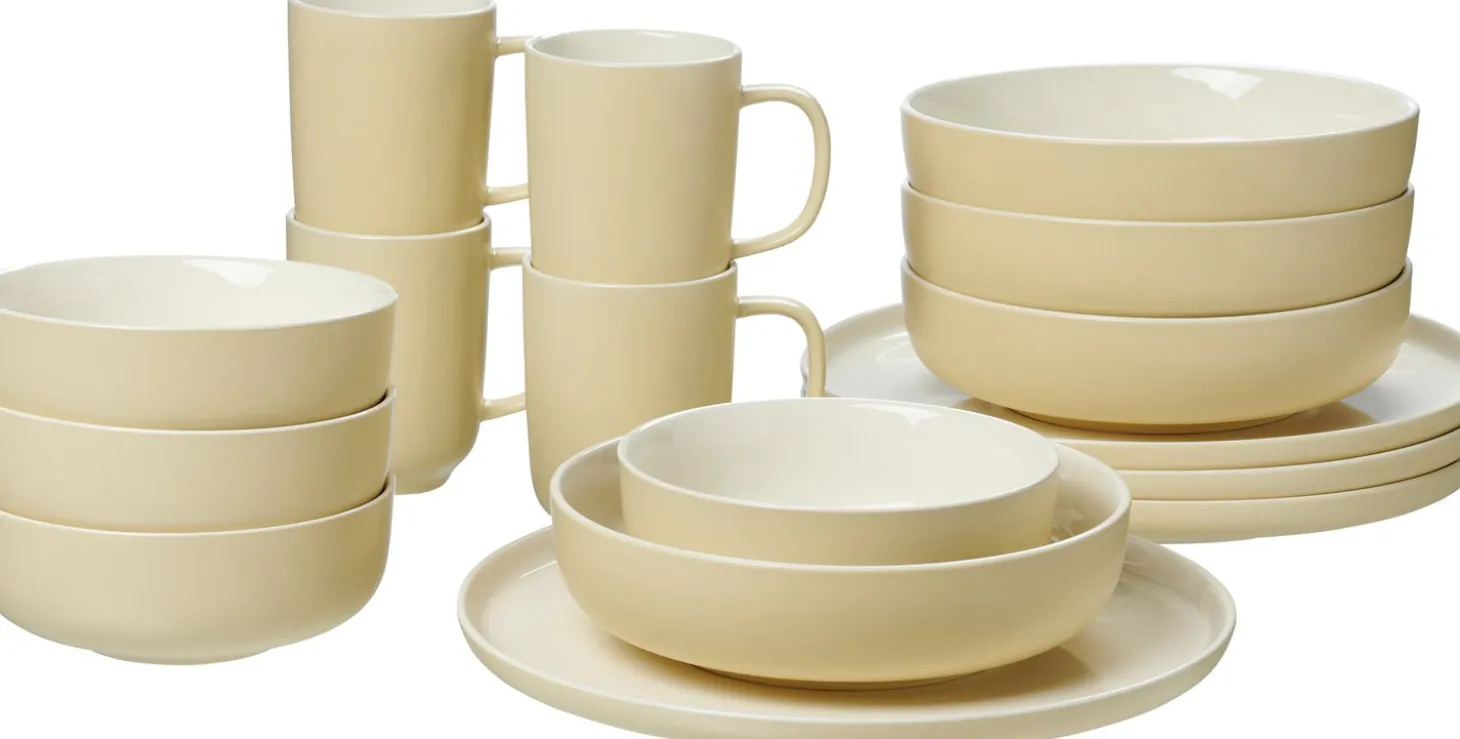 Kombiservice Jasper | 16-teilig | vanille