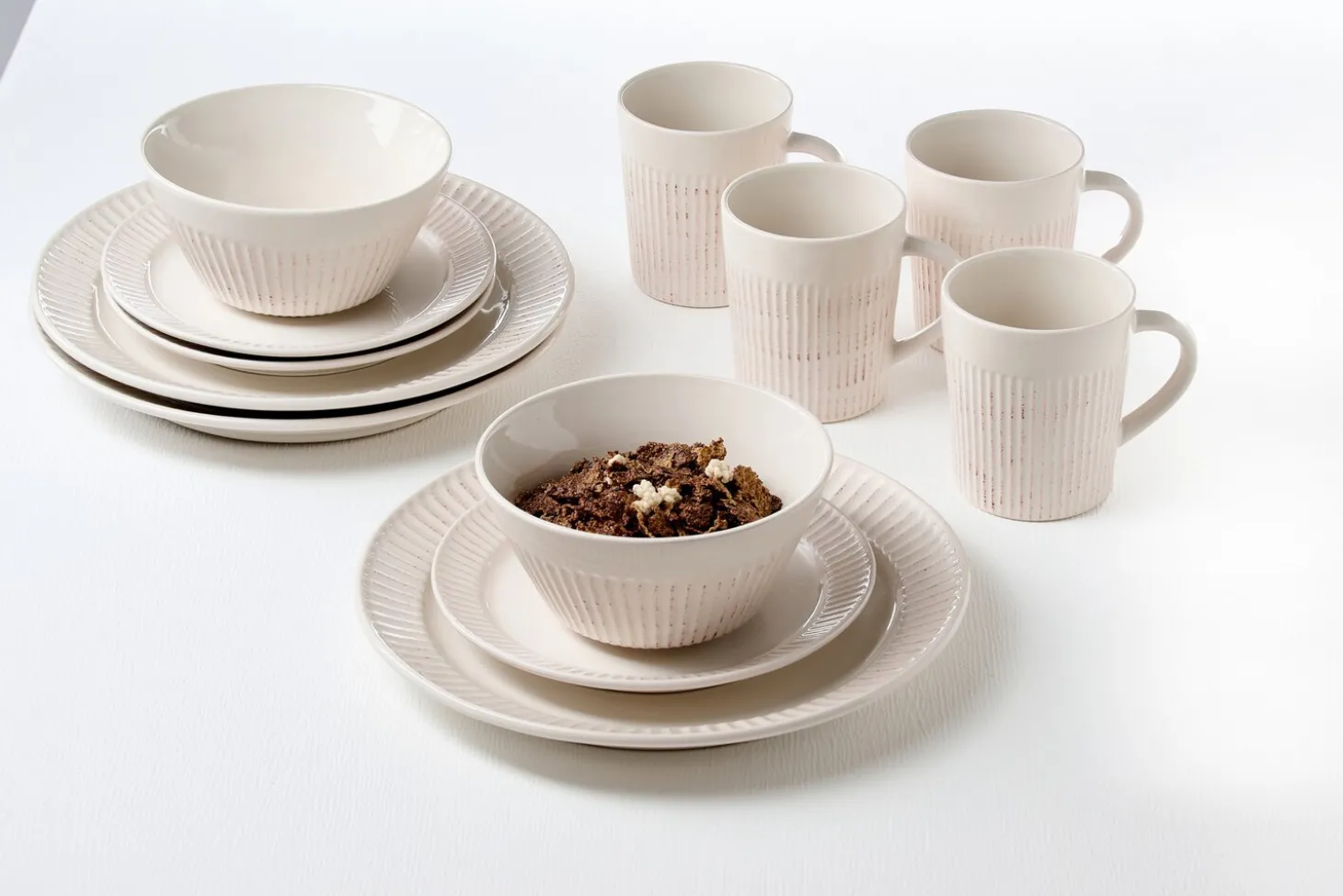 Kombiservice Kreta | 16-teilig | beige