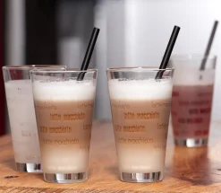 Latte Macchiato Glas Chicco | 330 ml | weiss