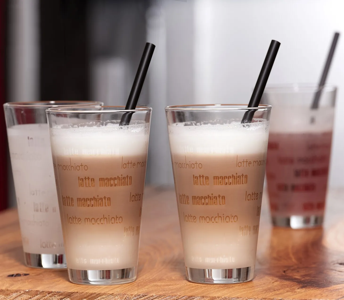 Latte Macchiato Glas Chicco | 330 ml | weiss