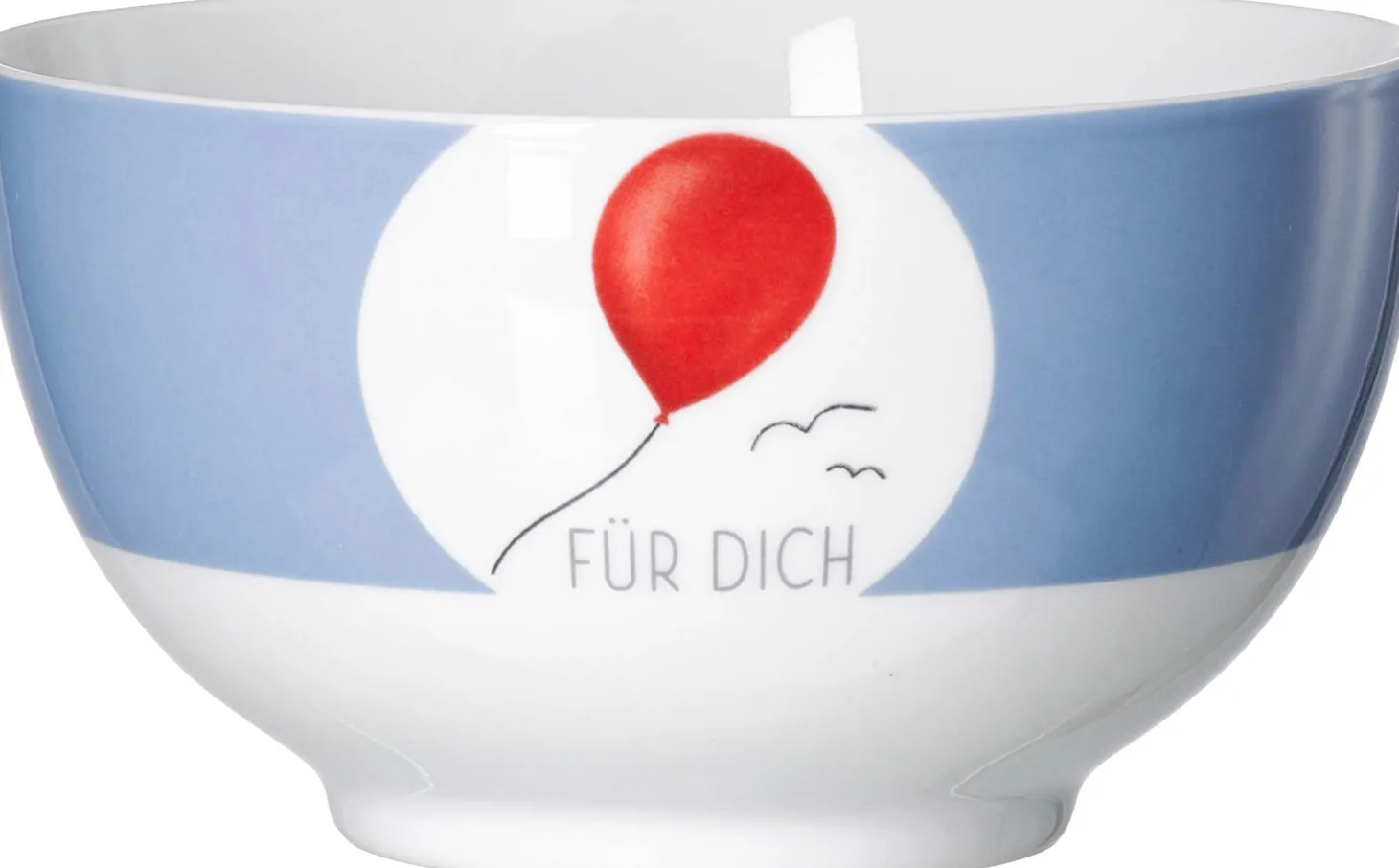 Müslischale Glück Ballon | 850 ml | blau