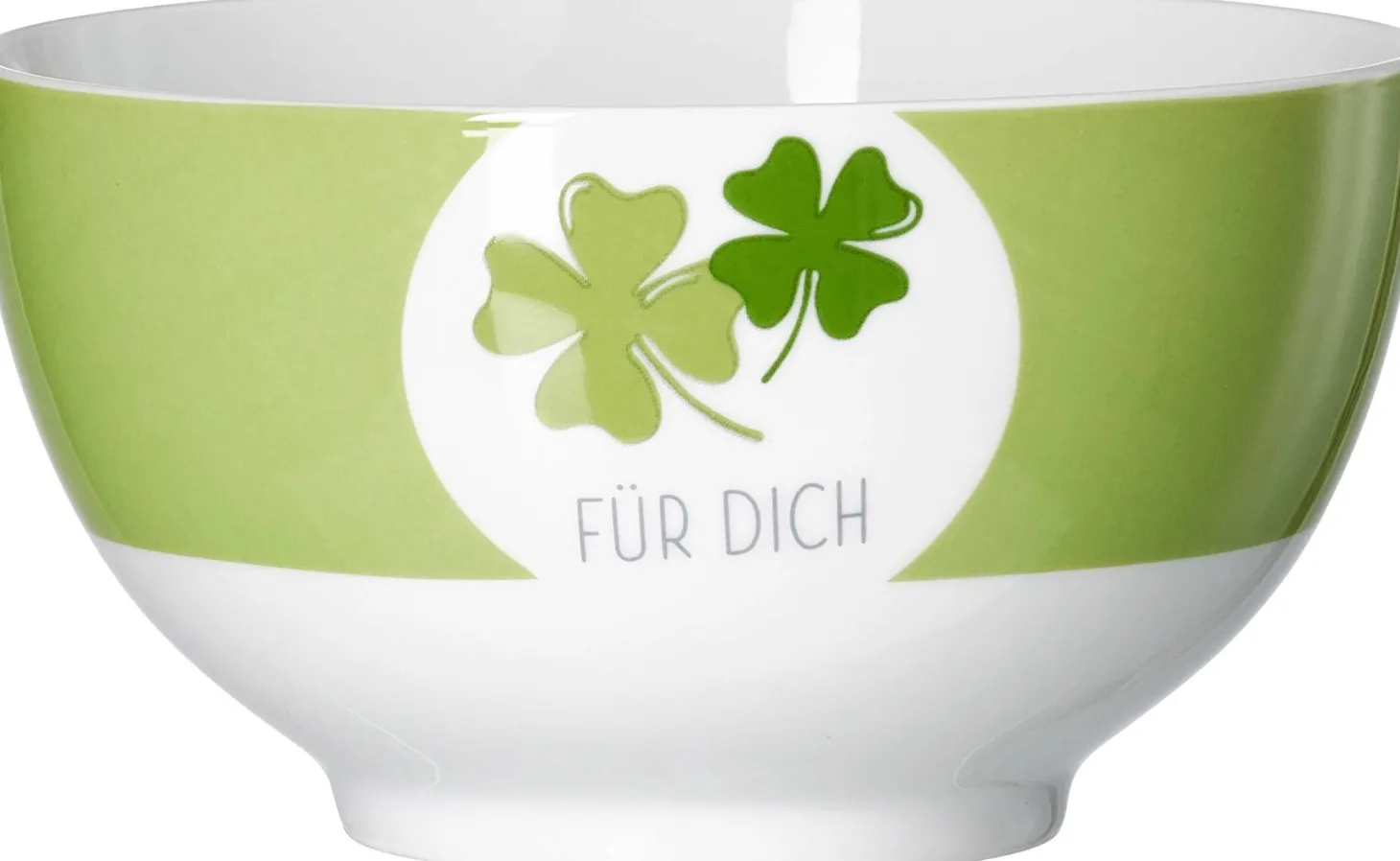 Müslischale Glück Klee | 850 ml | grün