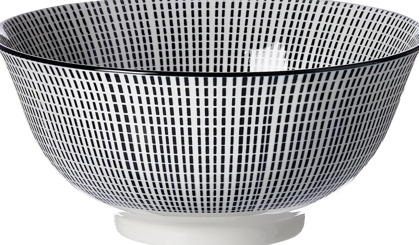 Müslischale Takeo Stripes | 650 ml | schwarz