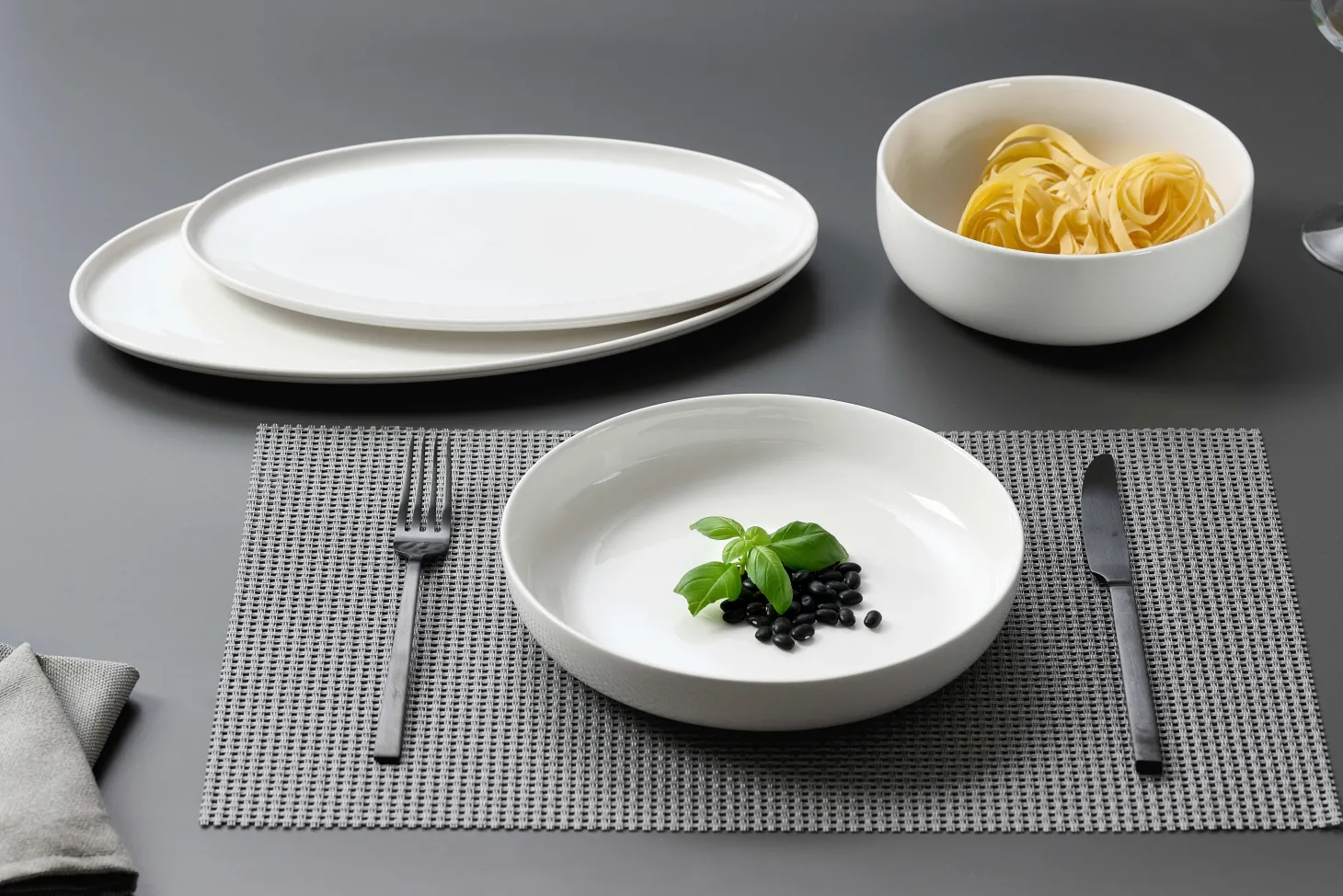 Pastaschale Skagen | 17,5 x 17,5 x 7 cm | weiss