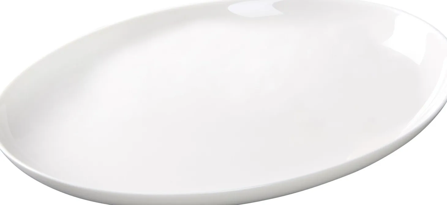 Platte 4every Day | 34 x 25 cm | weiss | oval