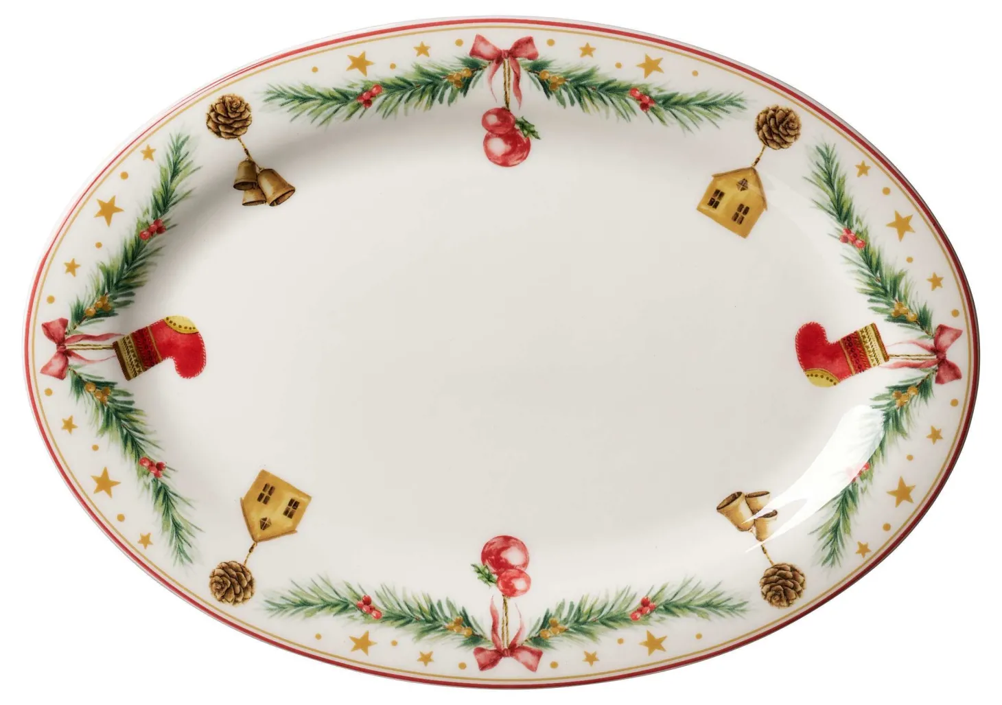 Platte Holly | 32 x 21 cm | oval