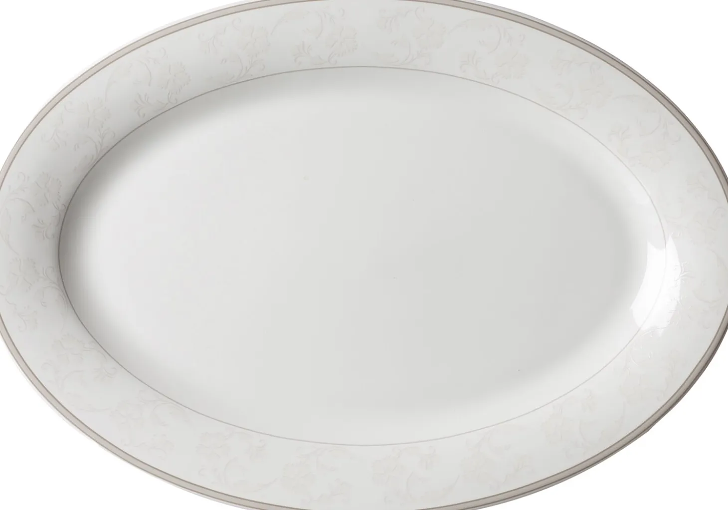 Platte Isabella | 32 x 21 cm | beige | oval