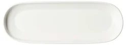 Platte Kelly | 25 x 9 cm | weiss | oval
