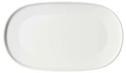 Platte Kelly | 33 x 19 cm | weiss | oval