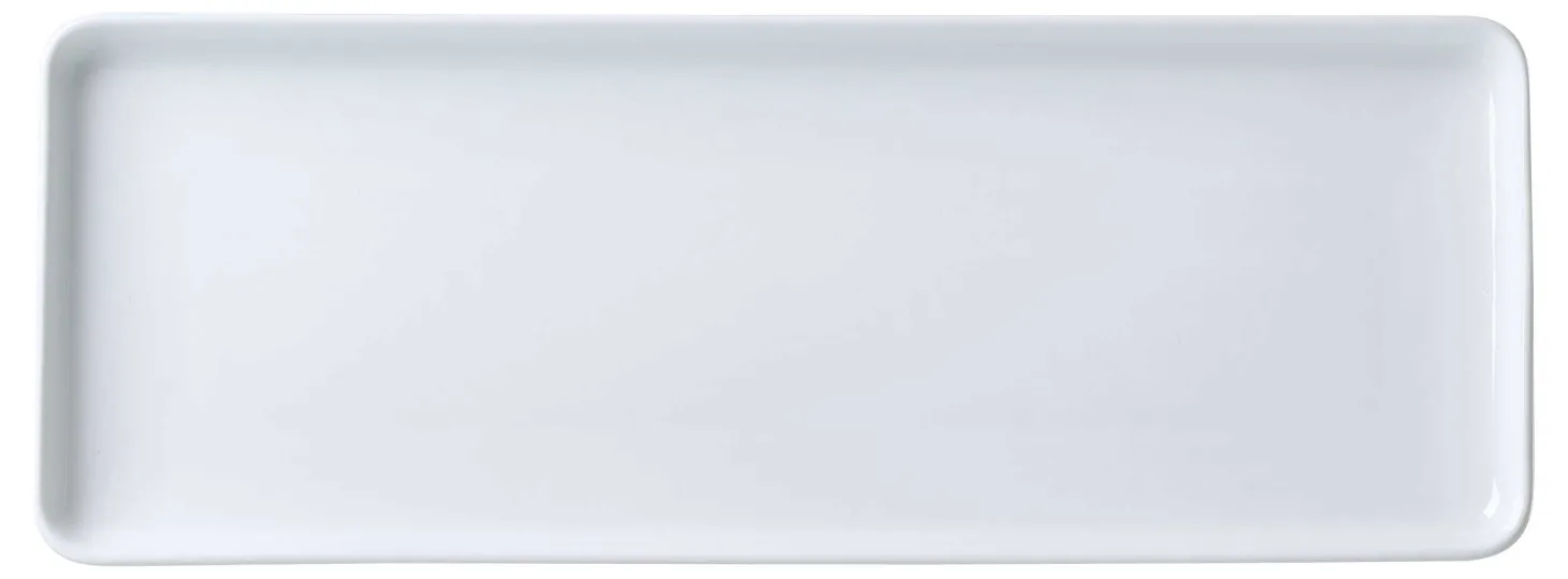 Platte Skagen | 20,5 x 7,5 cm | weiss | rechteckig