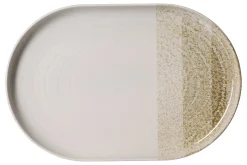 Platte Trio | 30 x 20 cm | creme | oval