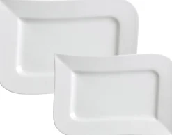 Platten-Set Melodie | 2-teilig | weiss