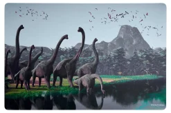 Platzmatte Flip Brachiosaurus | 45 x 30 cm
