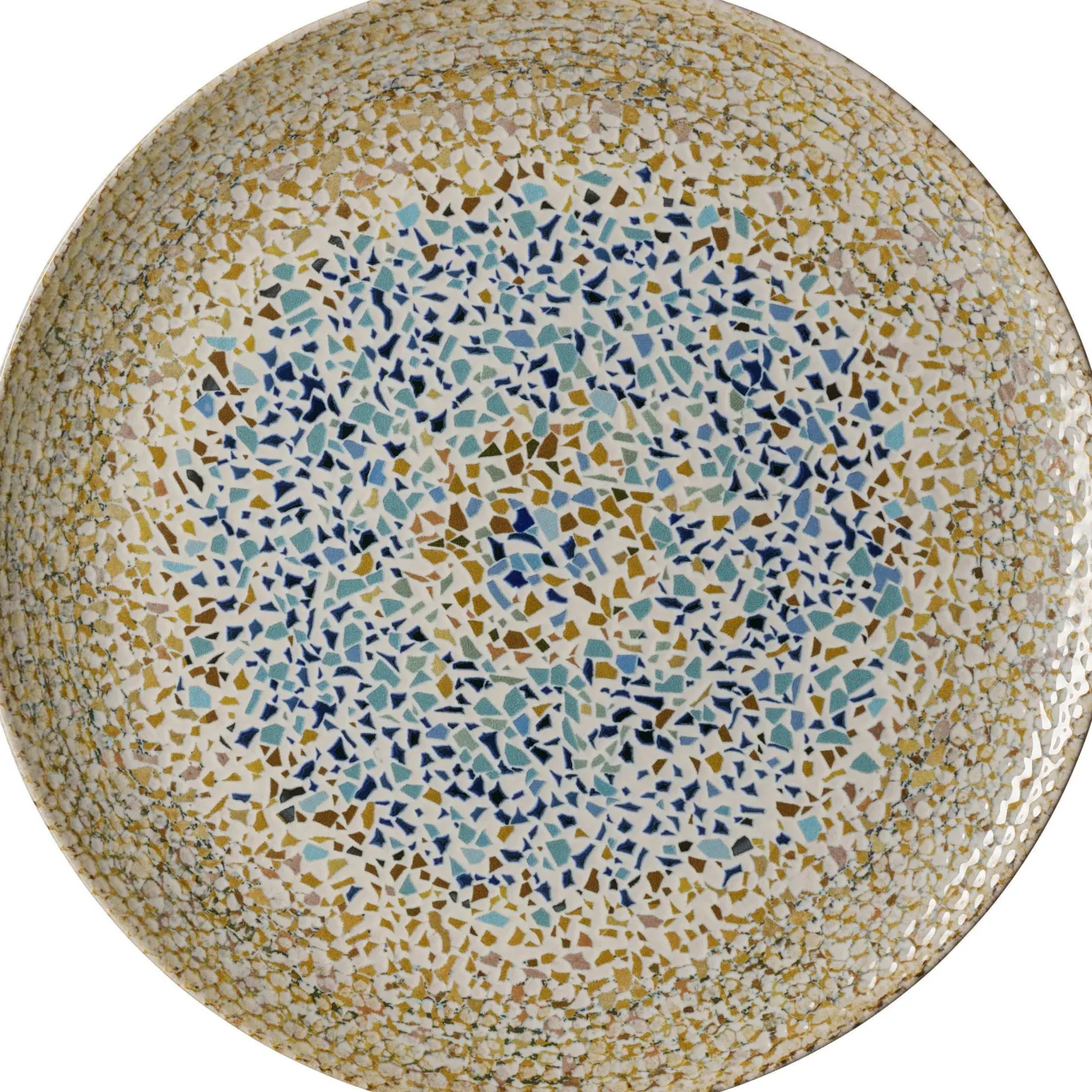 Platzteller Rimini Mosaik Sand | 32 cm | beige