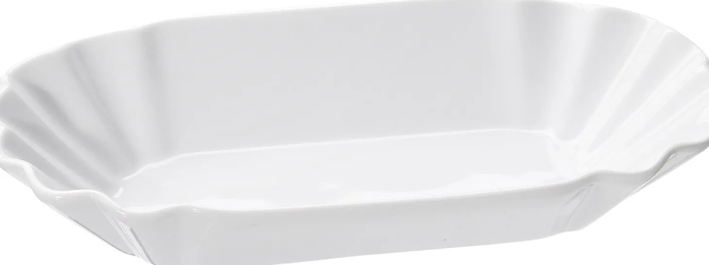 Pommesschale Bianco | 20 x 12 x 3 cm | weiss