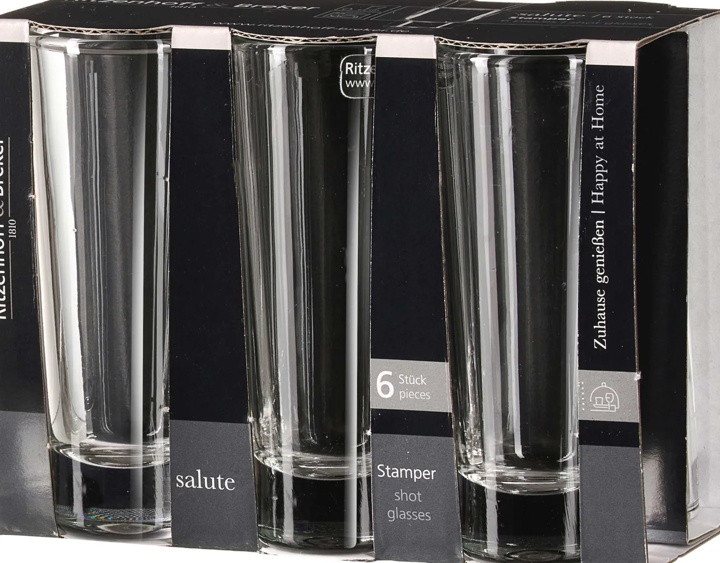 Schnapsgläser-Set Salute | 6-teilig | 65 ml