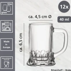 Schnapsgläser-Set Seppl | 12-teilig | 40 ml