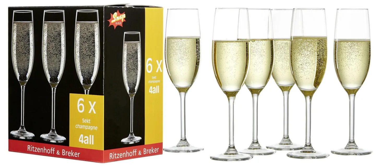 Sektgläser-Set 4all | 6-teilig | 210 ml
