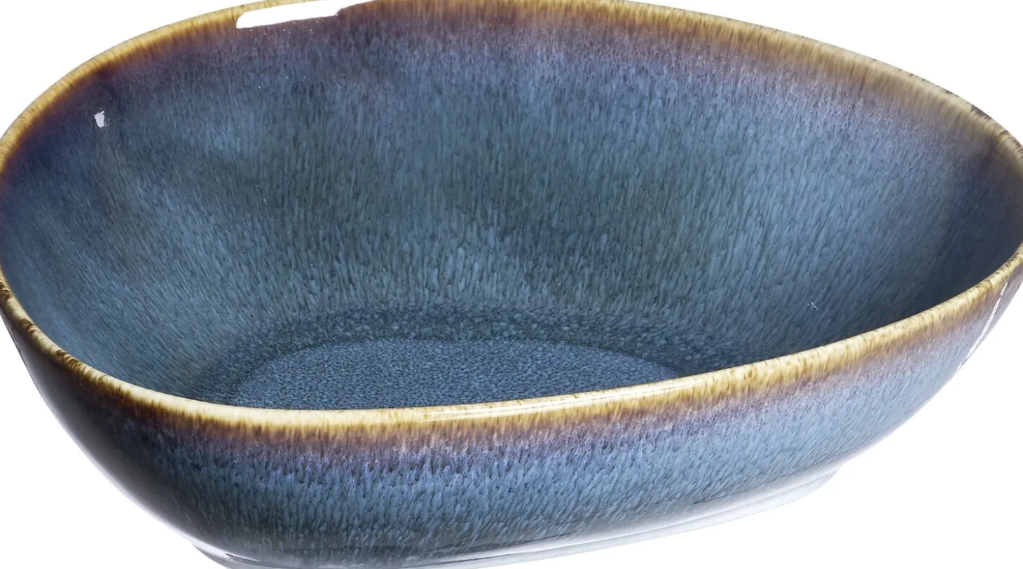 Servierschale Bilbao | 27 x 21 x 8 cm | blau