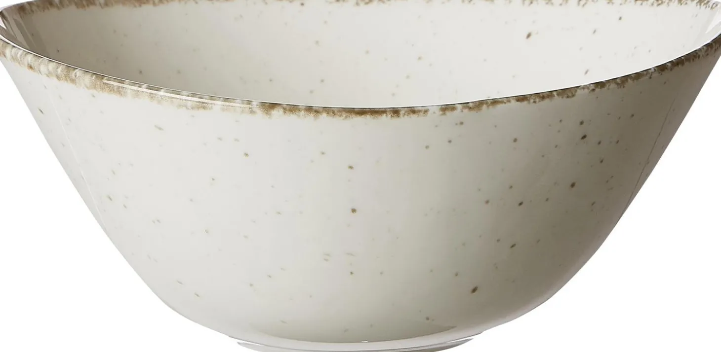 Servierschale Casa | 19 x 16,5 x 8 cm | creme | oval