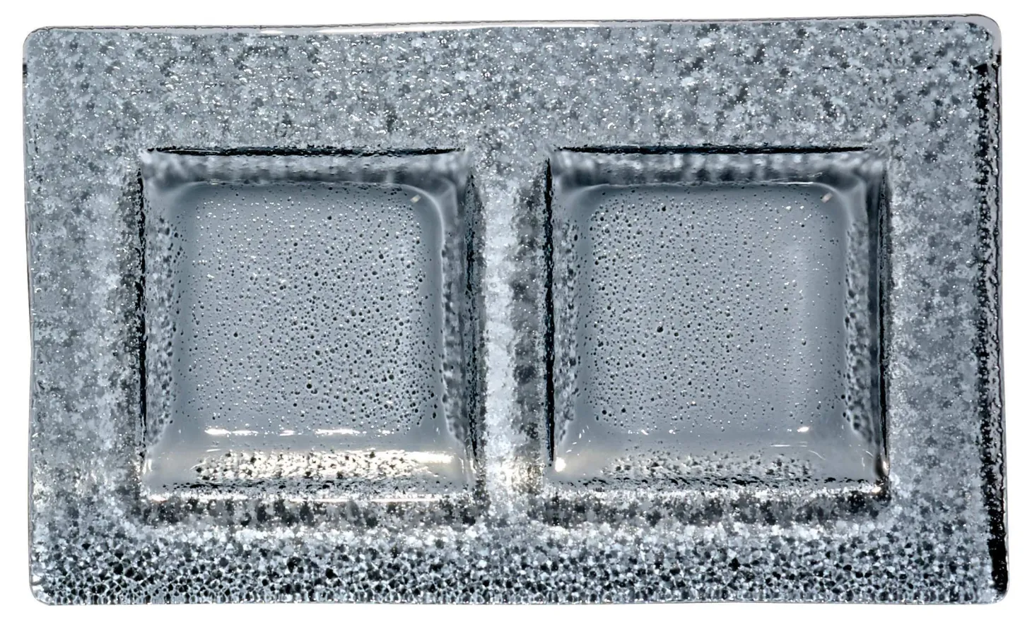Servierschale Nox | 25 x 15 x 2 cm | smoke
