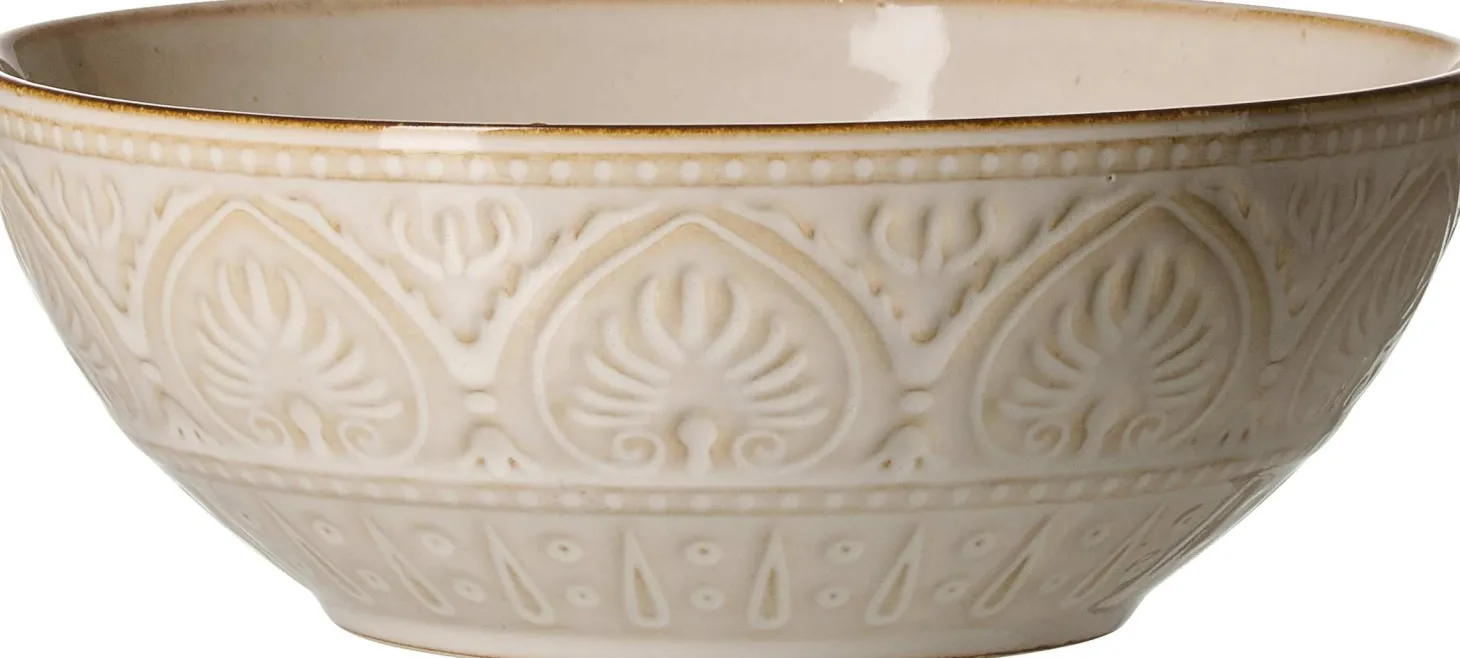 Servierschale Omara | 19,5 x 19,5 x 7 cm | beige
