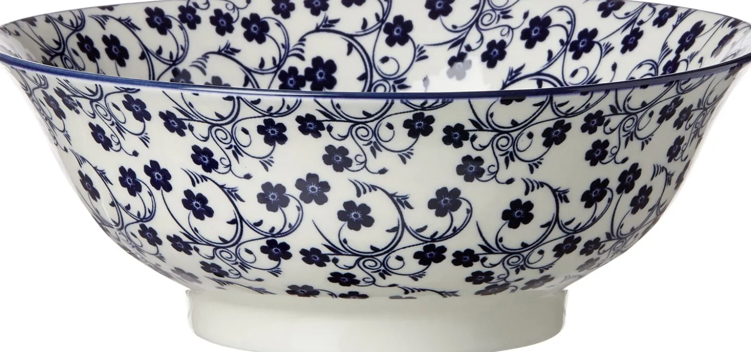 Servierschale Royal Sakura | 21 x 21 x 8 cm | blau