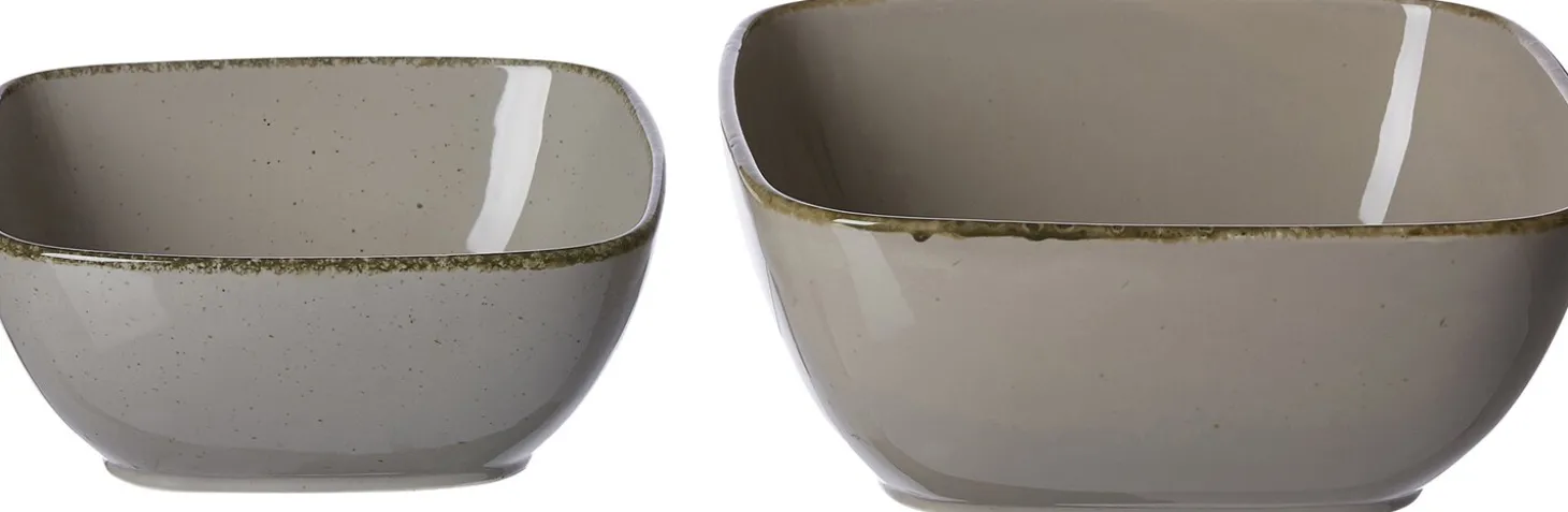 Servierschalen-Set Casa | 2-teilig | grau