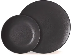 Speiseteller Kitwe | 28 cm | schwarz