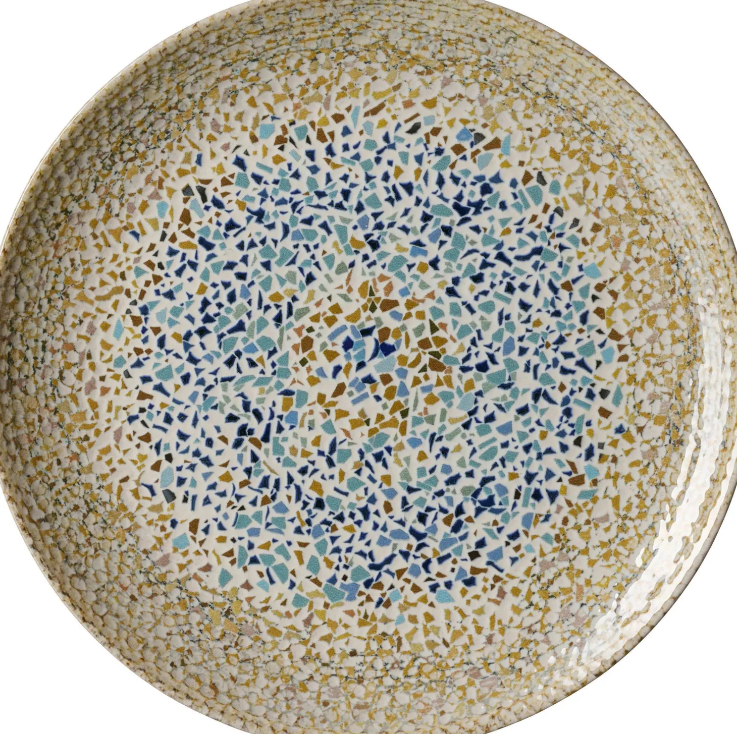 Speiseteller Rimini Mosaik Sand | 26 cm | beige