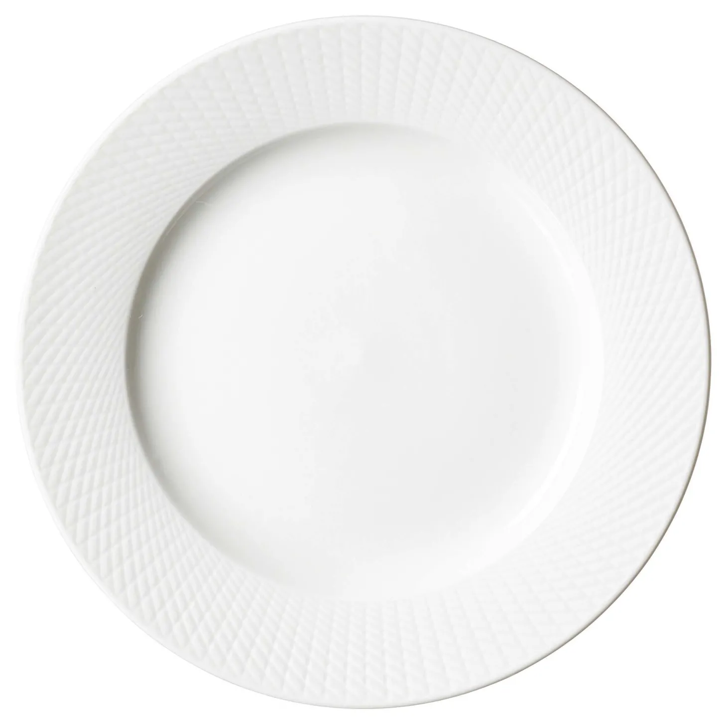 Speiseteller Saphir | 26,5 cm | weiss