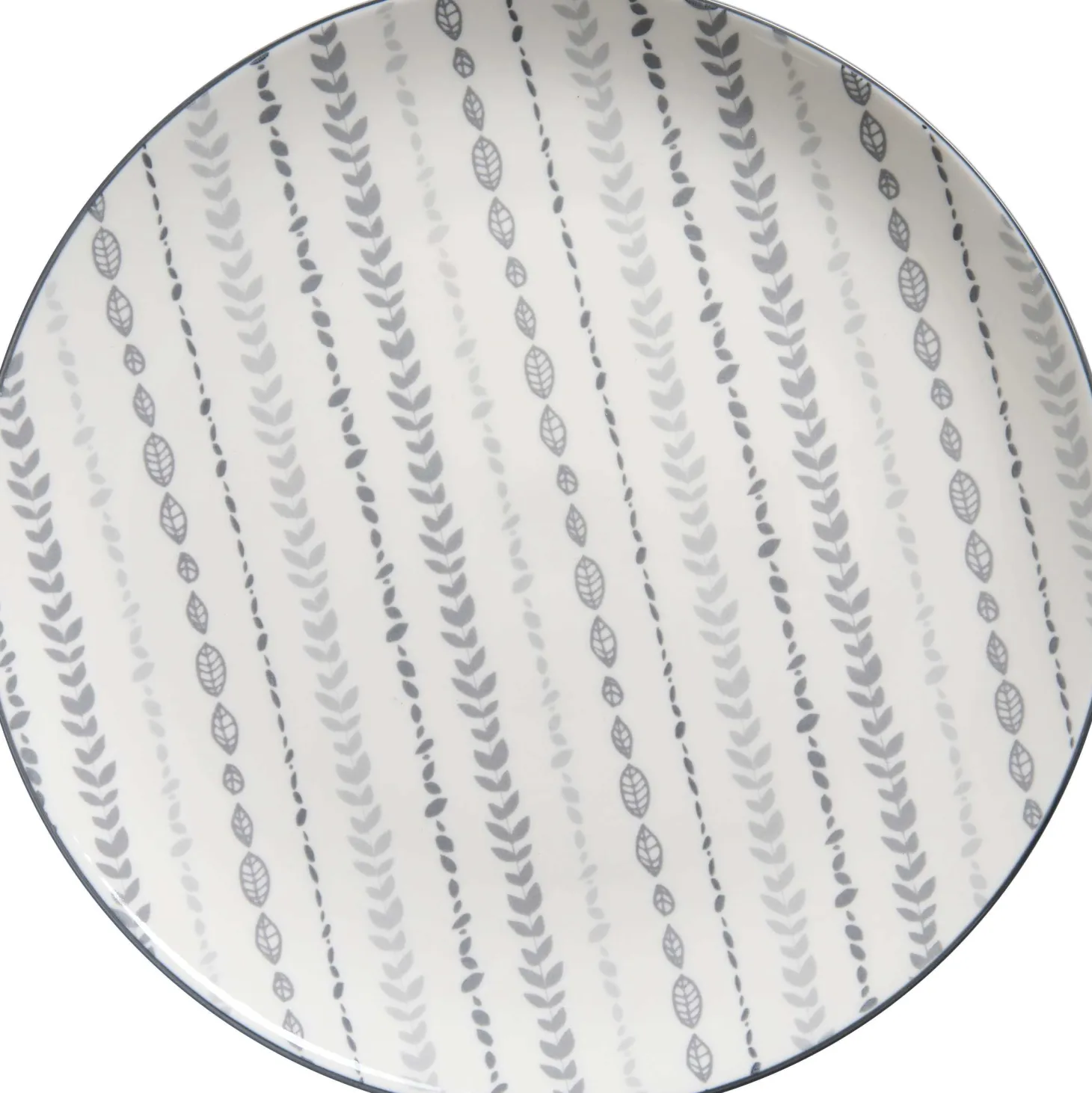 Speiseteller Sendai Ranke | 27 cm | grau