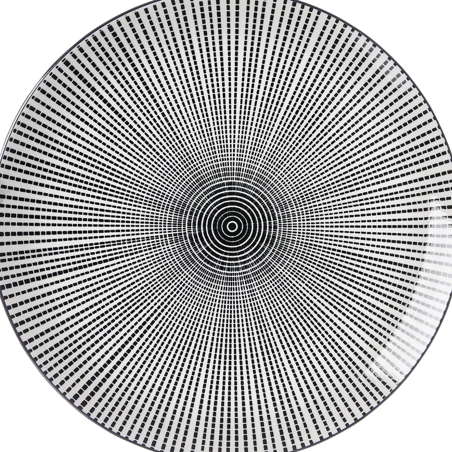 Speiseteller Takeo Stripes | 26,5 cm | schwarz