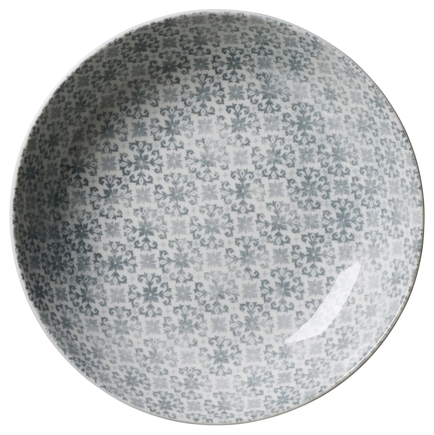 Suppenteller Porto | 21,5 cm | grau