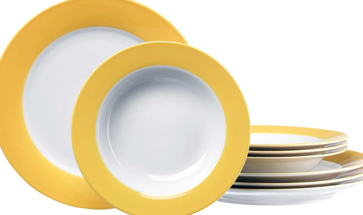 Tafelservice Doppio | 8-teilig | gelb