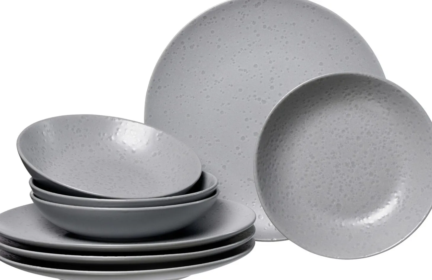 Tafelservice Kitwe | 8-teilig | grau