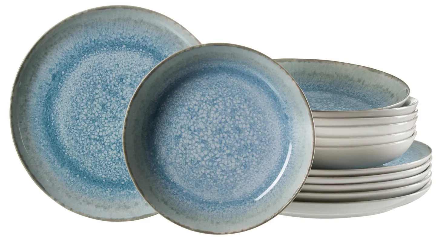Tafelservice Oslo | 12-teilig | blau