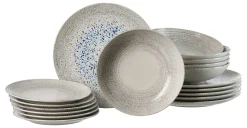 Tafelservice Rimini Stone | 18-teilig | grau