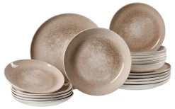 Tafelservice Savora | 18-teilig | braun