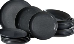 Tafelservice Toledo | 18-teilig | anthrazit