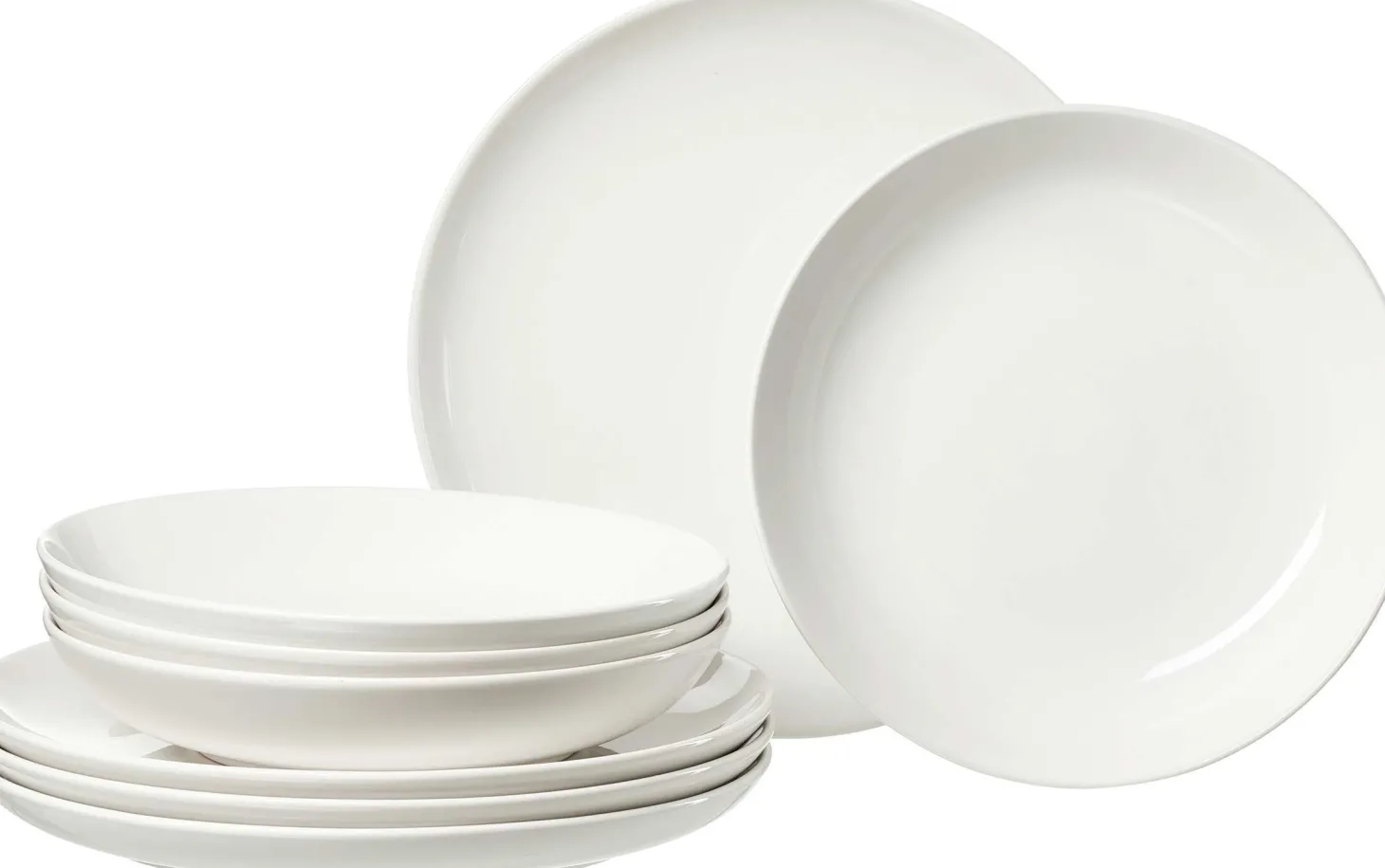 Tafelservice Volos | 8-teilig | weiss