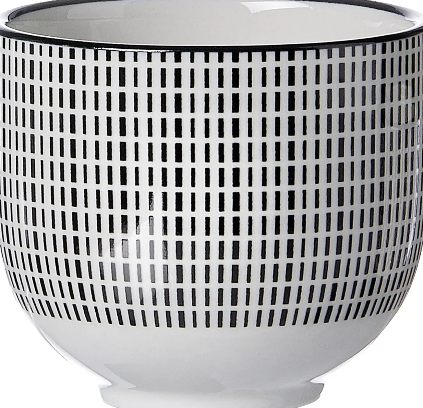 Teebecher Takeo Stripes | 150 ml | schwarz | ohne Henkel
